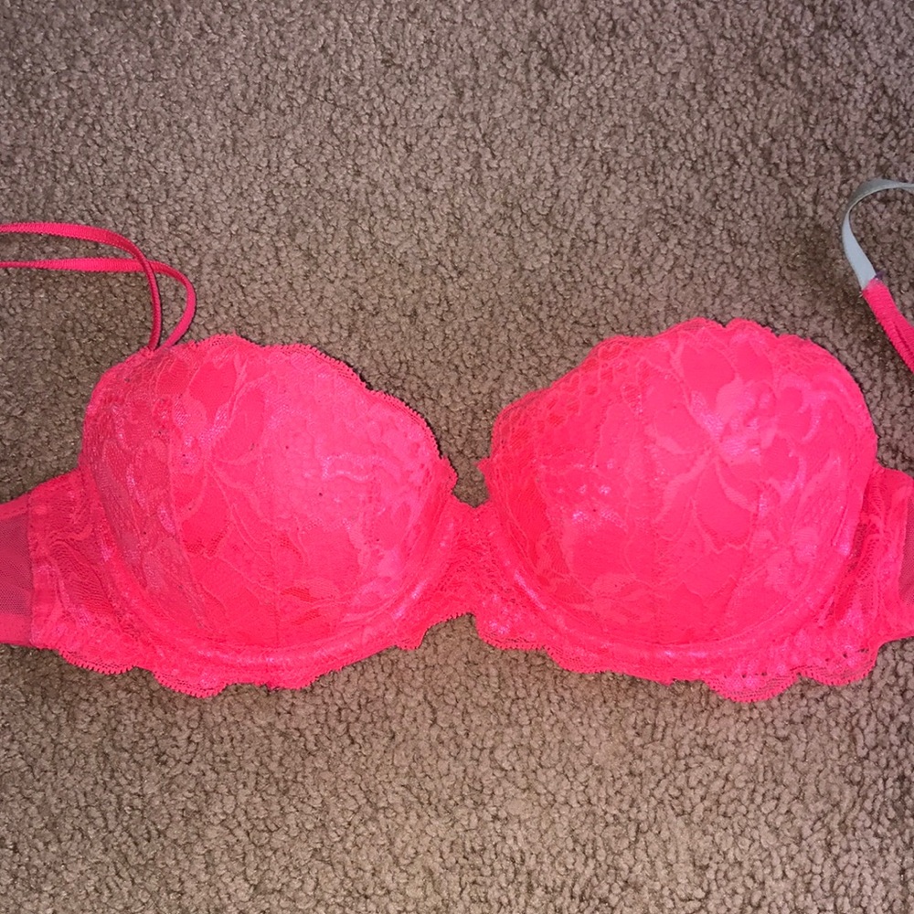 PINK push up lace bra